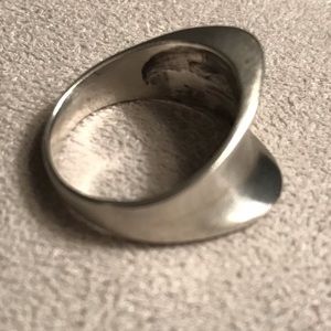 Modern Artisan Silver Ring